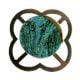 Green Texture Stone Brass Cabinet knob